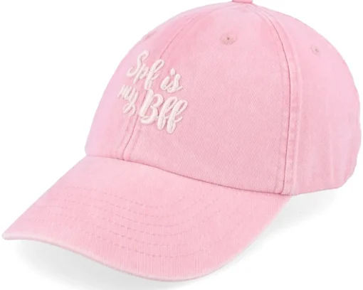 Spf Is My Bff Washed Pink Dad Cap - Abducted