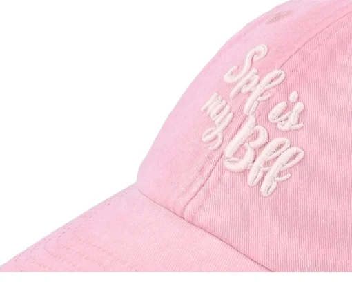 Spf Is My Bff Washed Pink Dad Cap - Abducted