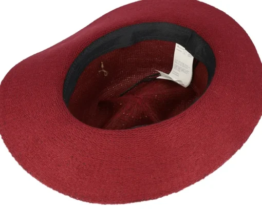 Spice Temple Knit Panama Dark Red Fedora - Rip Curl