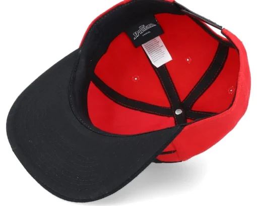 Spider-Man 3D Mesh Eyes Red/Black Snapback - Difuzed