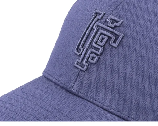 Spinback Herringbone Baseball Cap Dutch Blue Adjustable - Upfront