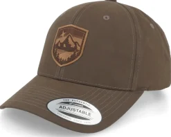 Starry Mountain Patch Waxed Brown Adjustable - Wild Spirit
