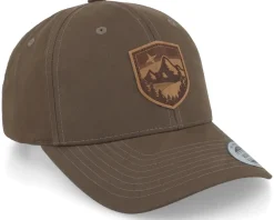 Starry Mountain Patch Waxed Brown Adjustable - Wild Spirit