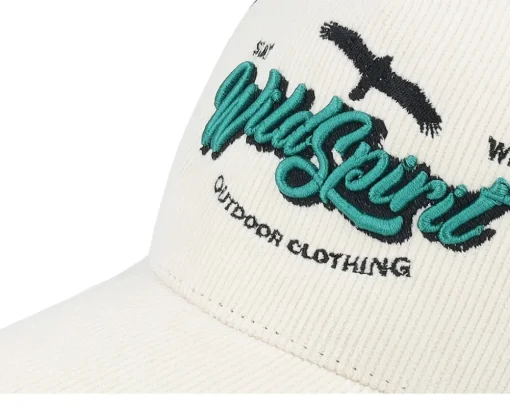 Stay Wild Script Cord Ivory/Dark Forest A-frame - Wild Spirit