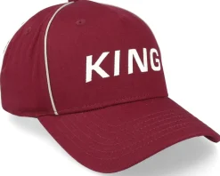 Stepney Curved Peak Oxblood Adjustable - King Apparel