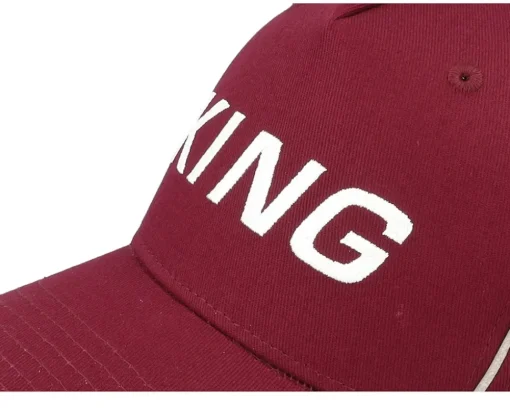 Stepney Curved Peak Oxblood Adjustable - King Apparel