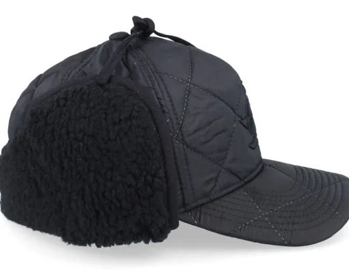 Östersund Quilted Cap Black Earflap - SQRTN