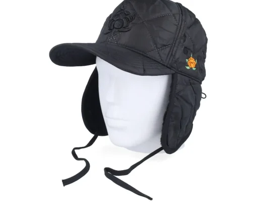 Östersund Quilted Cap Black Earflap - SQRTN