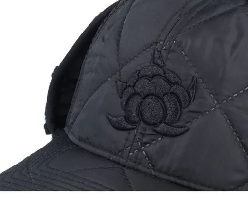 Östersund Quilted Cap Black Earflap - SQRTN