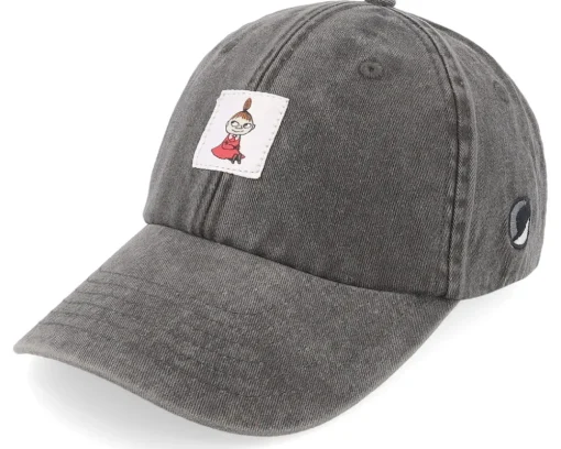 Stinky Bottles Black Denim Dad Cap - Moomin