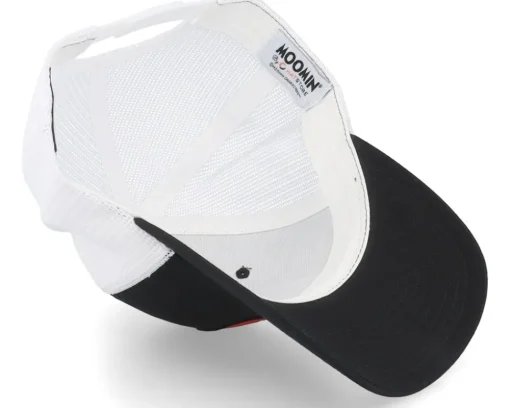 Stinky Red Patch Black/White Trucker - Moomin