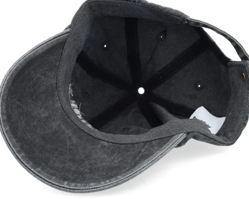 Stockholm Sweden Washed Black Dad Cap - Iconic