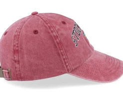 Stockholm Sweden Washed Red Dad Cap - Iconic