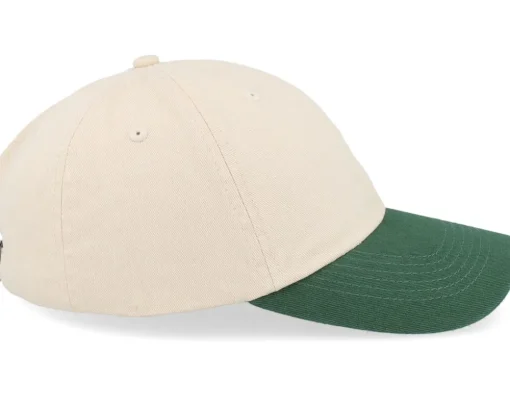 Stone Washed Stone/Dark Green Dad Cap - Equip