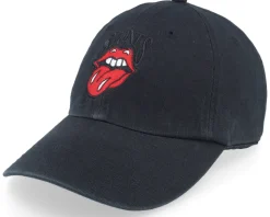 Stones Tounge Black Dad Cap - The Rolling Stones