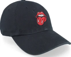 Stones Tounge Black Dad Cap - The Rolling Stones