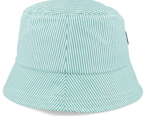 Stripe Hat Court Green/White Bucket - Lyle & Scott