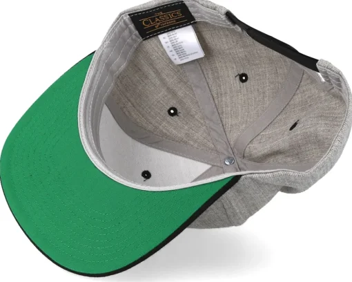Strong Bolt Heather Grey/Black Snapback - Berzerk