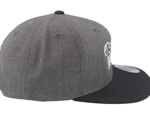Strong Man Military Press Charcoal/Black Snapback - Berzerk