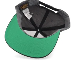 Strong Man Military Press Charcoal/Black Snapback - Berzerk