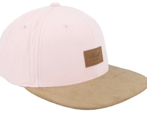 Suede Cap Soft Pink Snapback - Reell