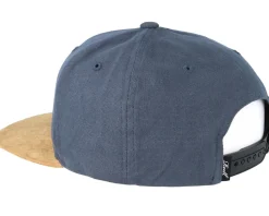 Suede Charcoal/Brown Snapback - Reell