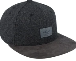 Suede Gravel Grey Snapback - Reell