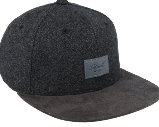 Suede Gravel Grey Snapback - Reell