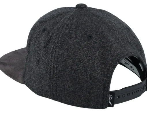 Suede Gravel Grey Snapback - Reell