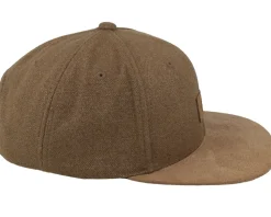 Suede Latte Brown Snapback - Reell
