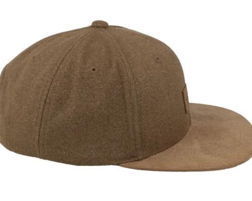 Suede Latte Brown Snapback - Reell