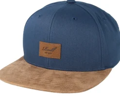 Suede Navy Snapback - Reell
