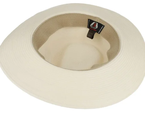Summer C-crown Fedora White Straw Hat - Jaxon & James