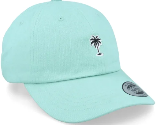 Summer Palm Logo Diamond Blue Dad Cap - Iconic