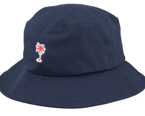 Summer Palm Logo Navy Bucket - Iconic