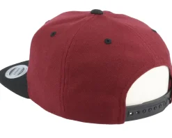 Sun Down Hills Maroon/Black Snapback - Wild Spirit