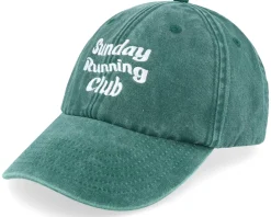 Sunday Running Club Washed Green Dad Cap - Iconic