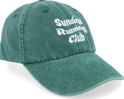 Sunday Running Club Washed Green Dad Cap - Iconic