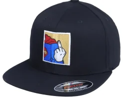 Super FU Black Fitted Flexfit - BOOM