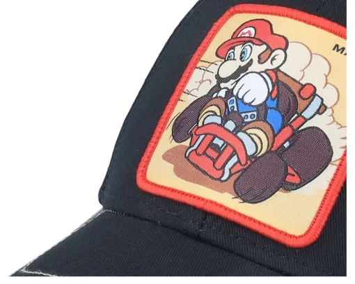 Super Mario Kart Mario Black/Red Adjustable - Capslab