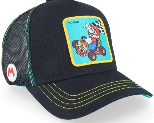 Super Mario Kart Mario Black/Red Adjustable - Capslab