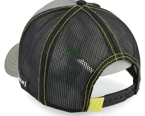 Super Mario Luigi Black/Grey A-Frame Trucker - Capslab