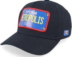 Superman Metropolis City Black Adjustable - Capslab