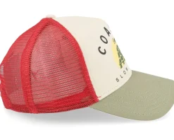 Support Slow Light Khaki Trucker - Coastal