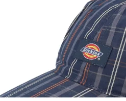 Surry Cap Outdoor Check Navy Dad Cap - Dickies
