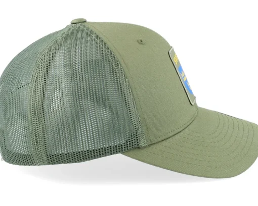 Sverige Sweden Army Badge Olive Trucker - Army Head