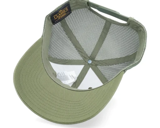 Sverige Sweden Army Badge Olive Trucker - Army Head
