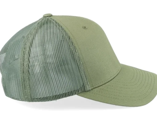 Sverige Sweden Army Skull Olive Trucker - Army Head