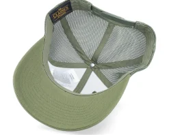 Sverige Sweden Army Skull Olive Trucker - Army Head