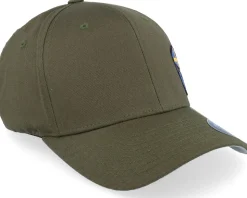 Sverige Sweden Color Army Skull Olive Flexfit - Army Head